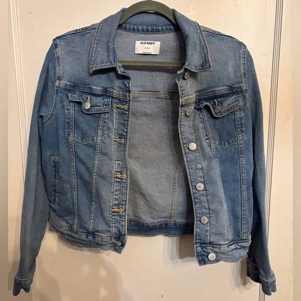 Old Navy Blue Jean Jacket Classic Denim Style